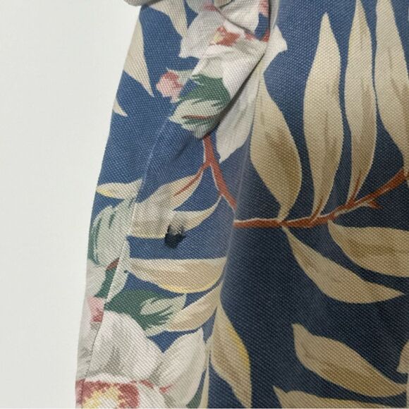 Vintage Polo Ralph Lauren Polo Shirt Floral Hawaiian Pique Cotton Men Sz Large - Picture 7 of 9